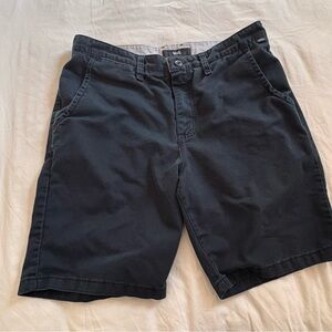 Vans Men's black Flat Front Shorts